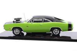 Dodge Charger R/T Baujahr 1970 hellgrün/schwarz 1:43 Ixo