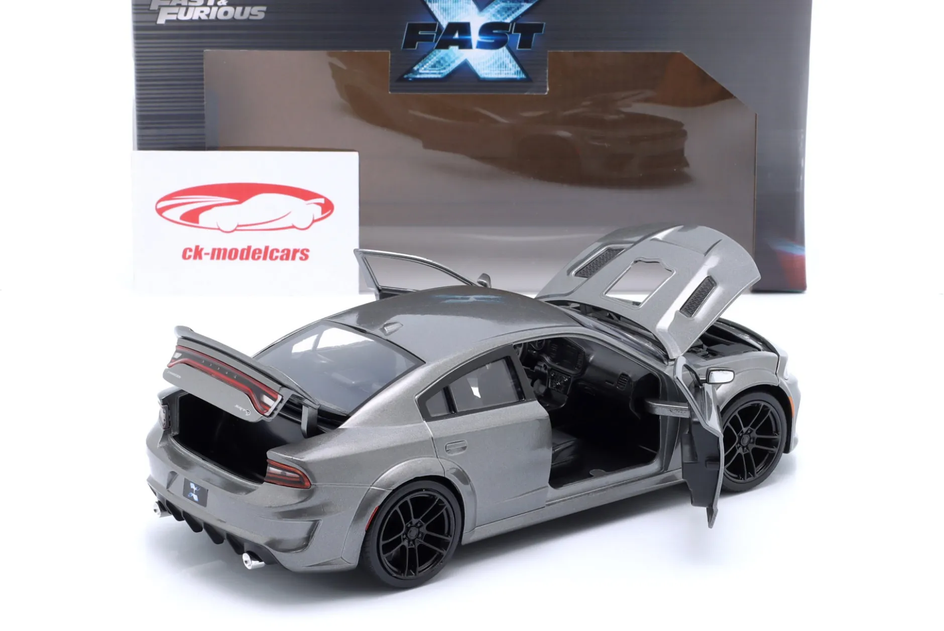 Dodge Charger SRT Hellcat 2021 Fast X (Fast & Furious 10) grau 1:24 Jada Toys