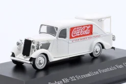 Dodge KH-32 Streamline Van Fountain Coca-Cola Baujahr 1934 weiß / rot 1:72 Edicola