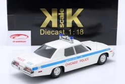 Dodge Monaco Chicago Police Baujahr 1974 weiß / blau 1:18 KK-Scale