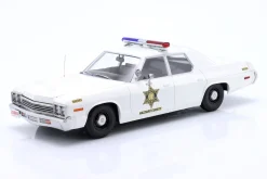 Dodge Monaco Hazzard County Police Baujahr 1974 weiß 1:18 KK-Scale