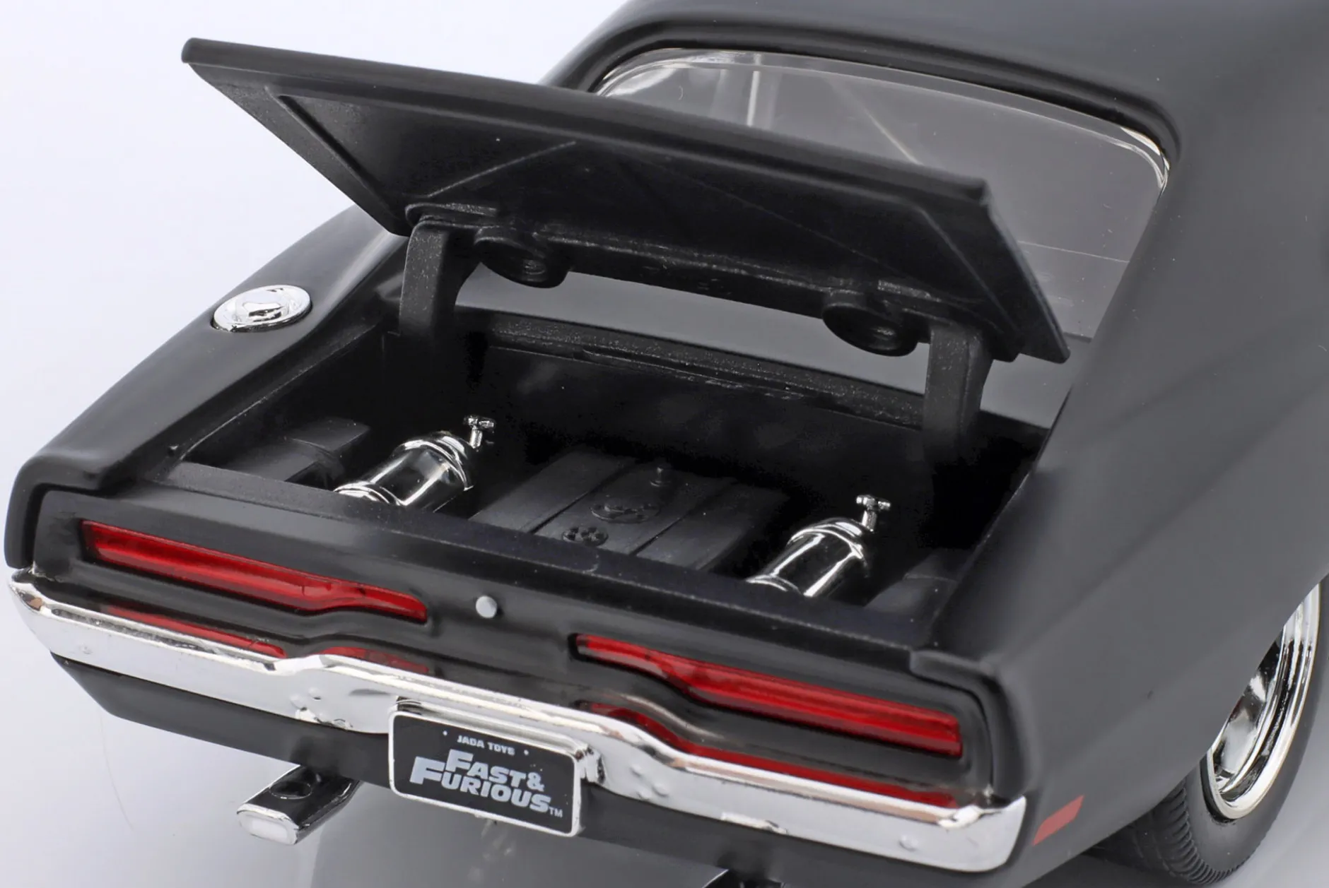 Dom's Dodge Charger 1970 Fast & Furious (2009) mattschwarz 1:24 Jada Toys