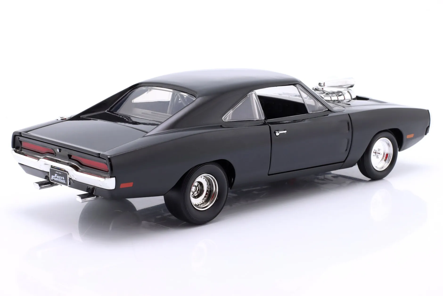 Dom's Dodge Charger R/T 1970 Fast & Furious 9 (2021) schwarz 1:24 Jada Toys