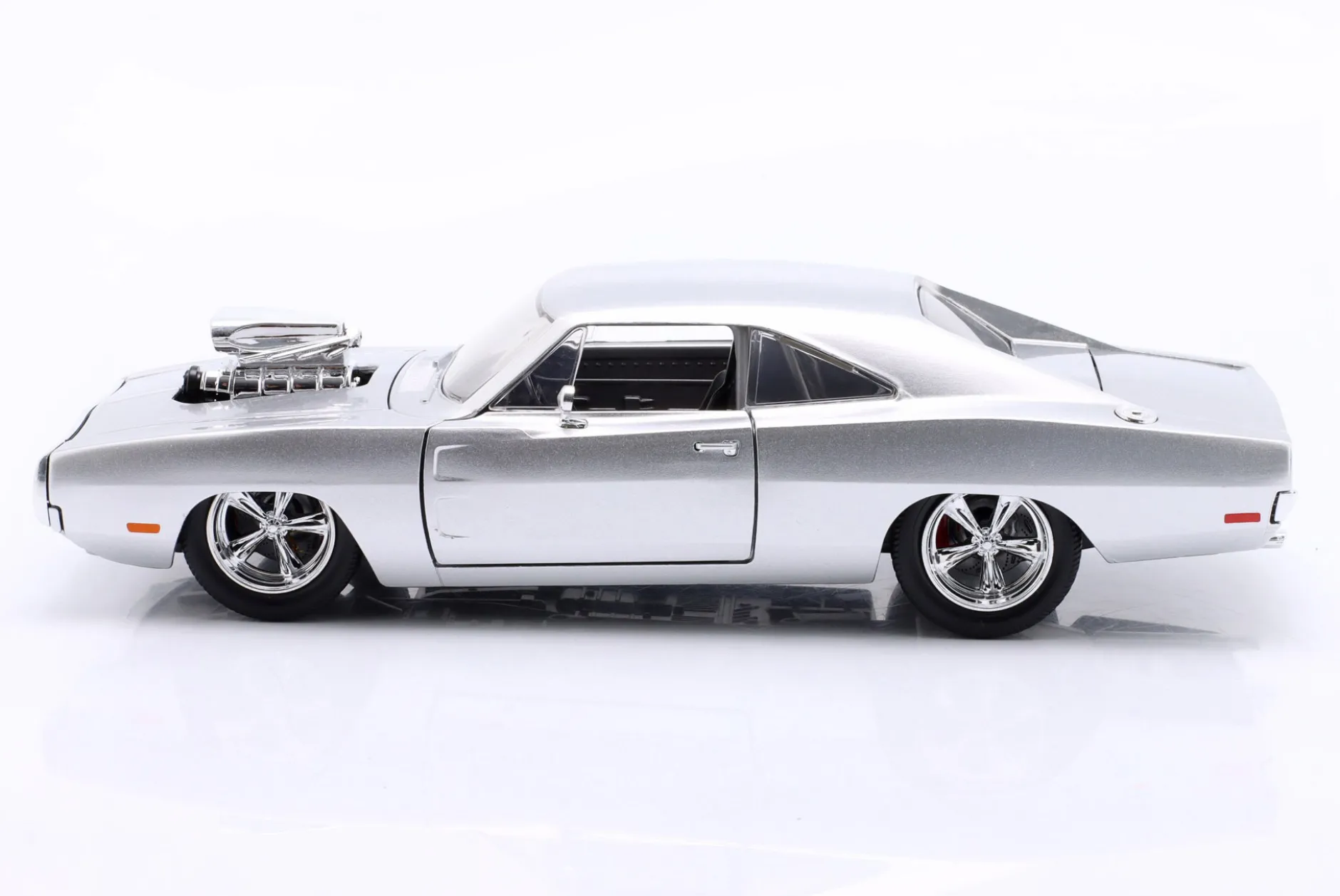 Dom's Dodge Charger R/T 1970 Film Fast & Furious (2001) silber 1:24 Jada Toys