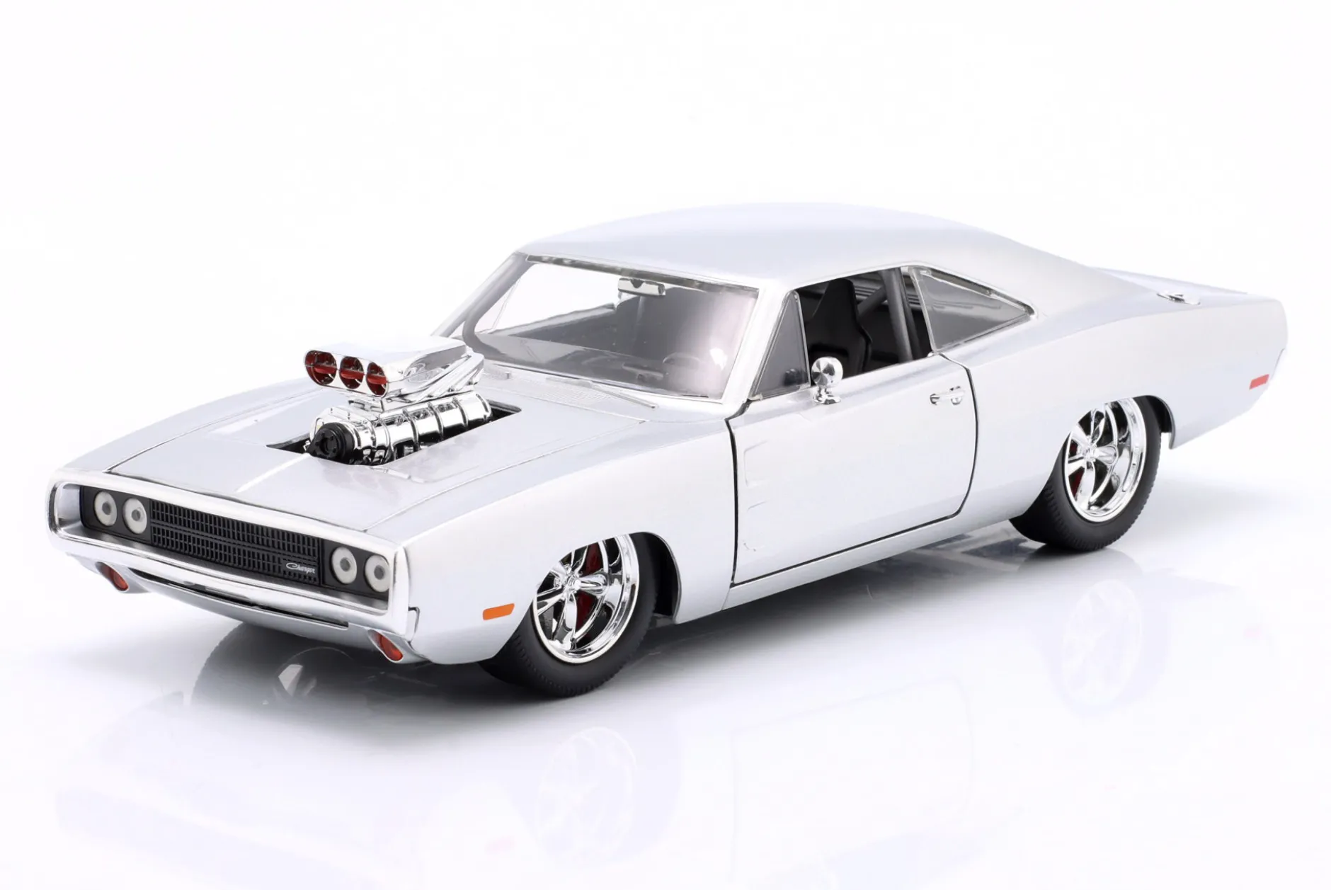Dom's Dodge Charger R/T 1970 Film Fast & Furious (2001) silber 1:24 Jada Toys