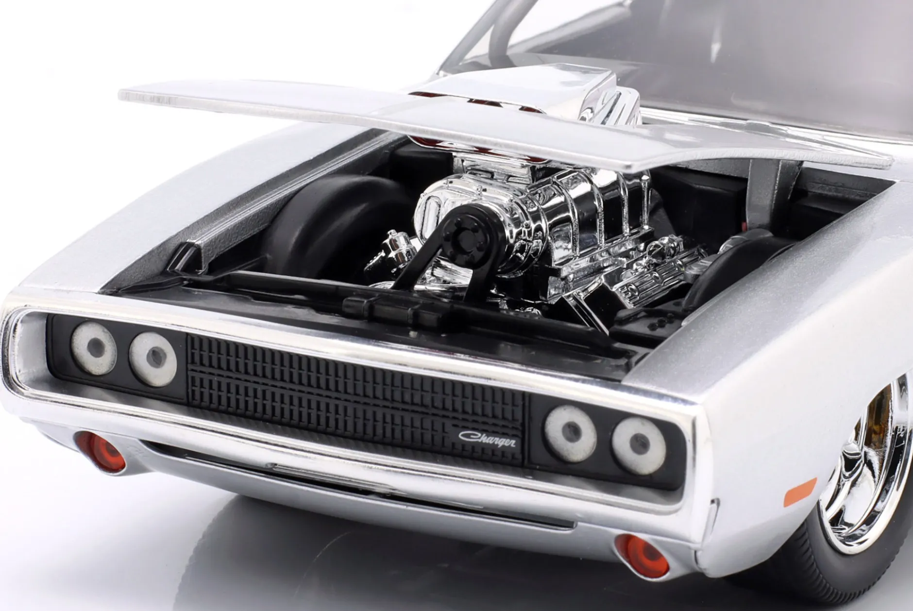 Dom's Dodge Charger R/T 1970 Film Fast & Furious (2001) silber 1:24 Jada Toys
