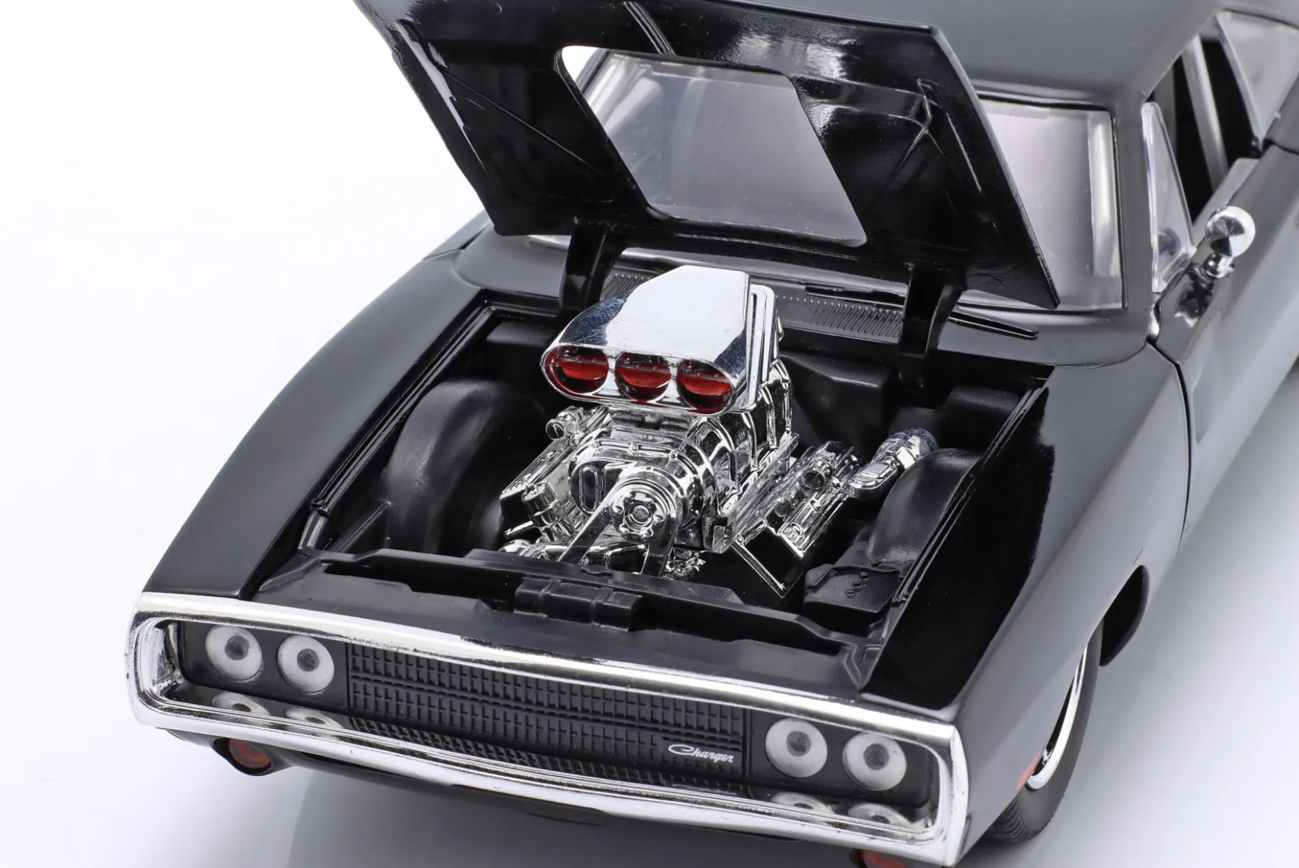 Dom's Dodge Charger R/T 1970 Filmreihe Fast & Furious schwarz 1:24 Jada Toys