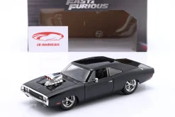 Dom's Dodge Charger R/T 1970 Filmreihe Fast & Furious schwarz 1:24 Jada Toys
