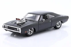 Dom's Dodge Charger R/T 1970 Filmreihe Fast & Furious schwarz 1:24 Jada Toys
