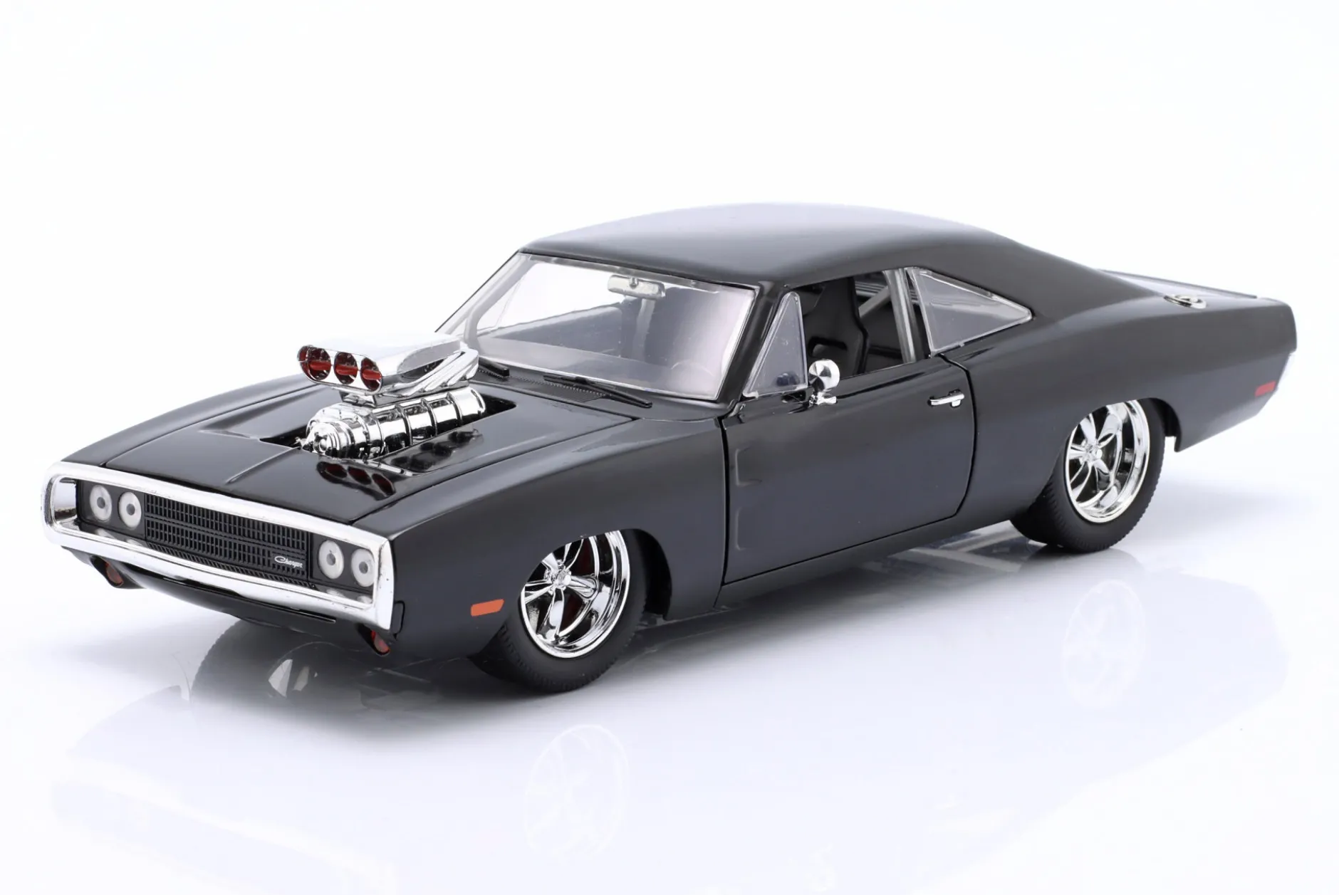 Dom's Dodge Charger R/T 1970 Filmreihe Fast & Furious schwarz 1:24 Jada Toys