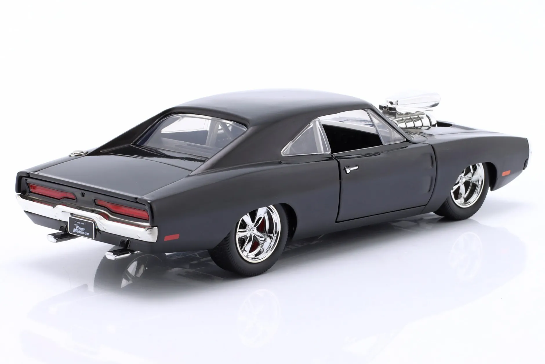 Dom's Dodge Charger R/T 1970 Filmreihe Fast & Furious schwarz 1:24 Jada Toys