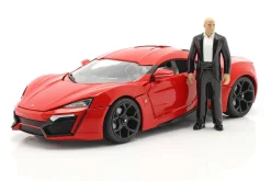 Dom's Lykan Hypersport 2014 Fast & Furious 7 (2015) mit Figur 1:18 Jada Toys