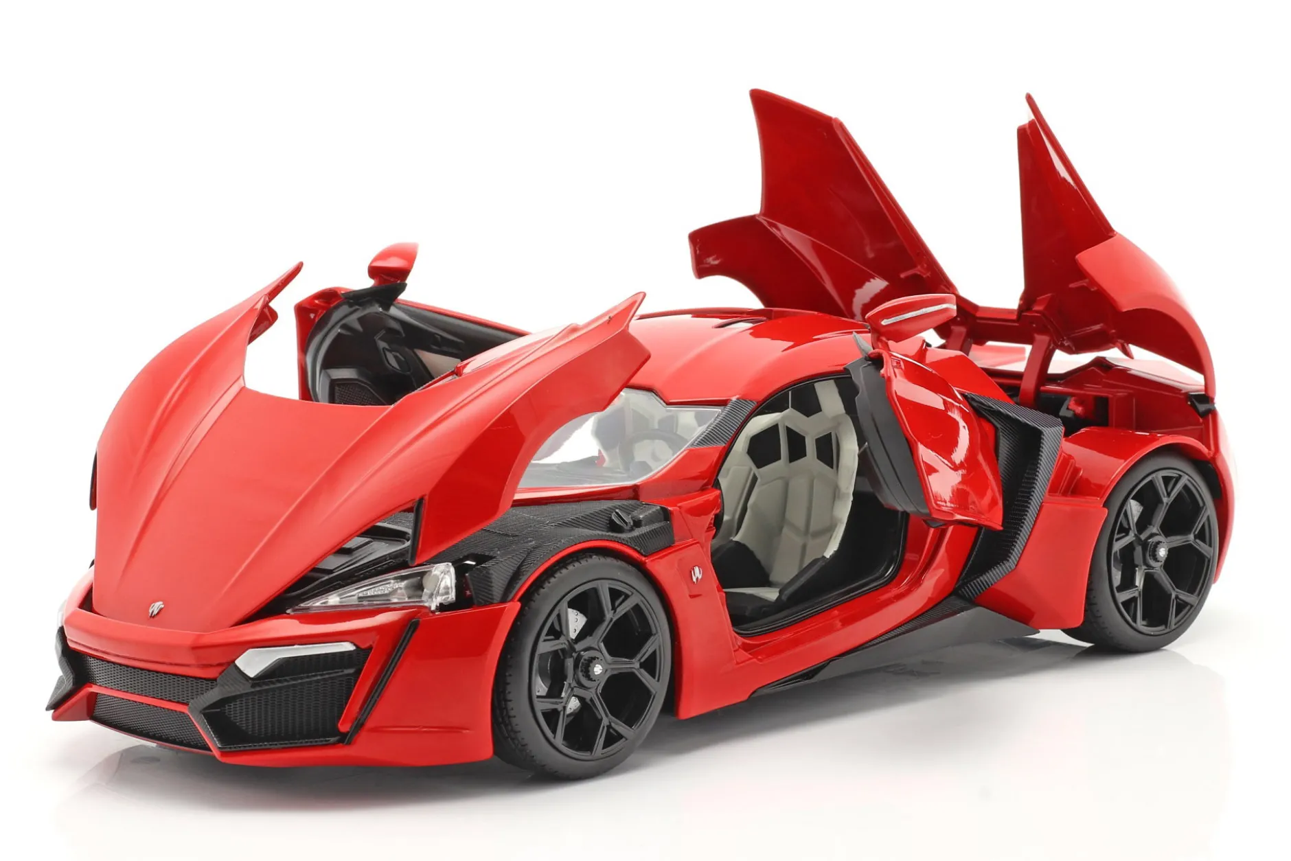 Dom's Lykan Hypersport 2014 Fast & Furious 7 (2015) mit Figur 1:18 Jada Toys
