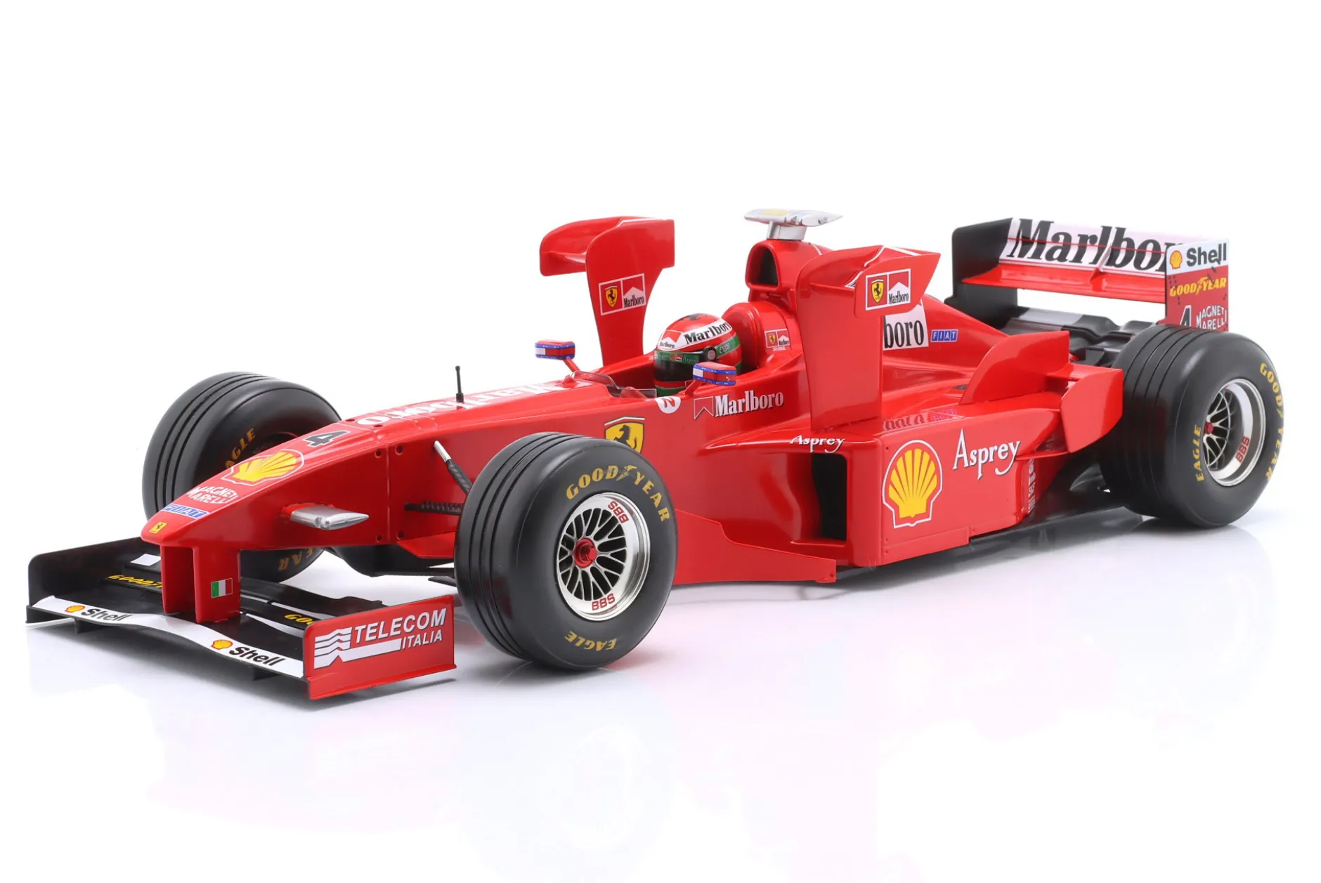 Eddie Irvine Ferrari F300 Tower Wings #4 3rd Imola GP Formel 1 1998 1:12 WERK83