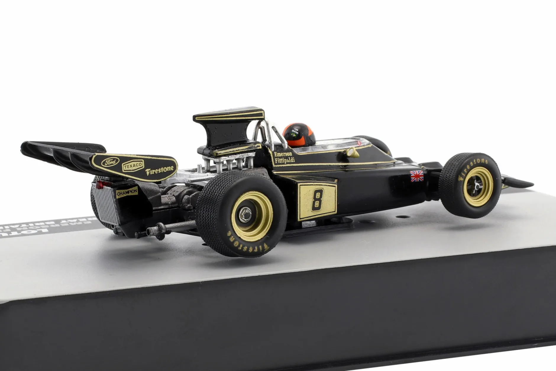 E. Fittipaldi Lotus 72D #8 Sieger British GP Formel 1 Weltmeister 1972 1:43 Altaya