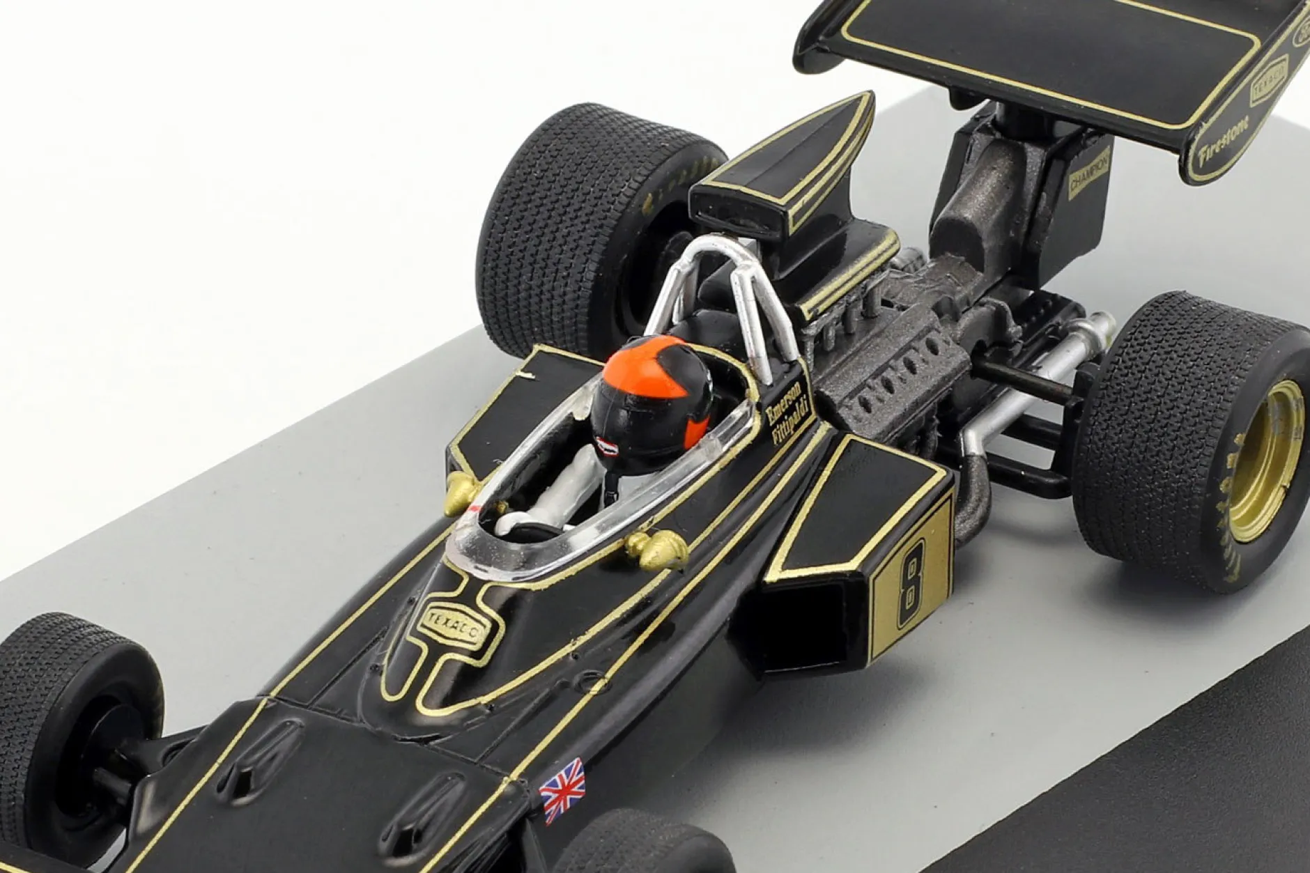 E. Fittipaldi Lotus 72D #8 Sieger British GP Formel 1 Weltmeister 1972 1:43 Altaya
