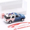 Einsatzfahrzeug Airport Express Chicago 2016 dunkelblau / weiß 1:87 Busch