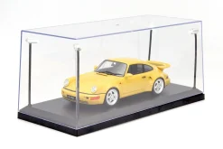 Einzelvitrine mit 4 beweglichen LED-Lampen für Modellautos im Maßstab 1:18 Triple9