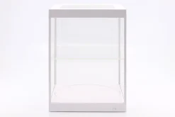 Einzelvitrine mit LED-Beleuchtung und Drehteller für Modellautos im Maßstab 1:18 weiß Triple9