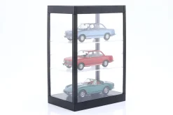 Einzelvitrine mit LED-Beleuchtung für Maßstab 1:18, 1:24, 1:43 schwarz Triple9