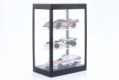 Einzelvitrine mit LED-Beleuchtung für Maßstab 1:18, 1:24, 1:43 schwarz Triple9