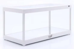 Einzelvitrine weiß mit LED-Beleuchtung für Maßstab 1:18 Triple9