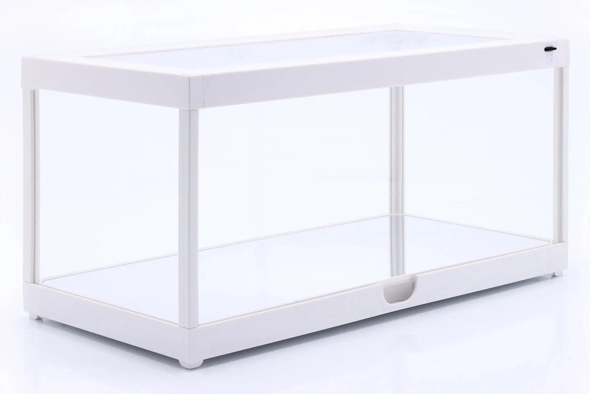 Einzelvitrine weiß mit LED-Beleuchtung für Maßstab 1:18 Triple9