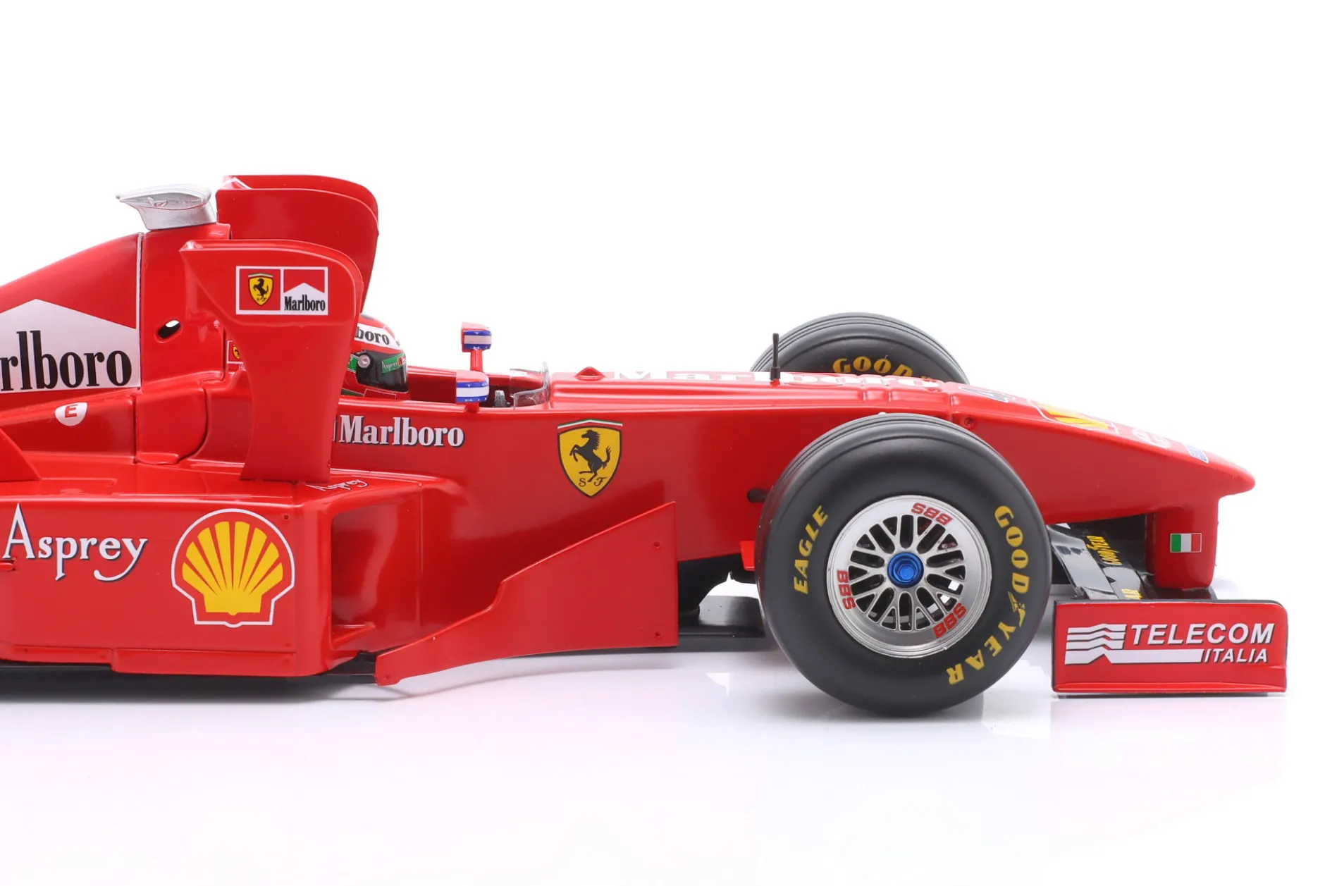 E. Irvine Ferrari F300 Tower Wings #4 3rd Imola GP Formel 1 1998 1:18 WERK83