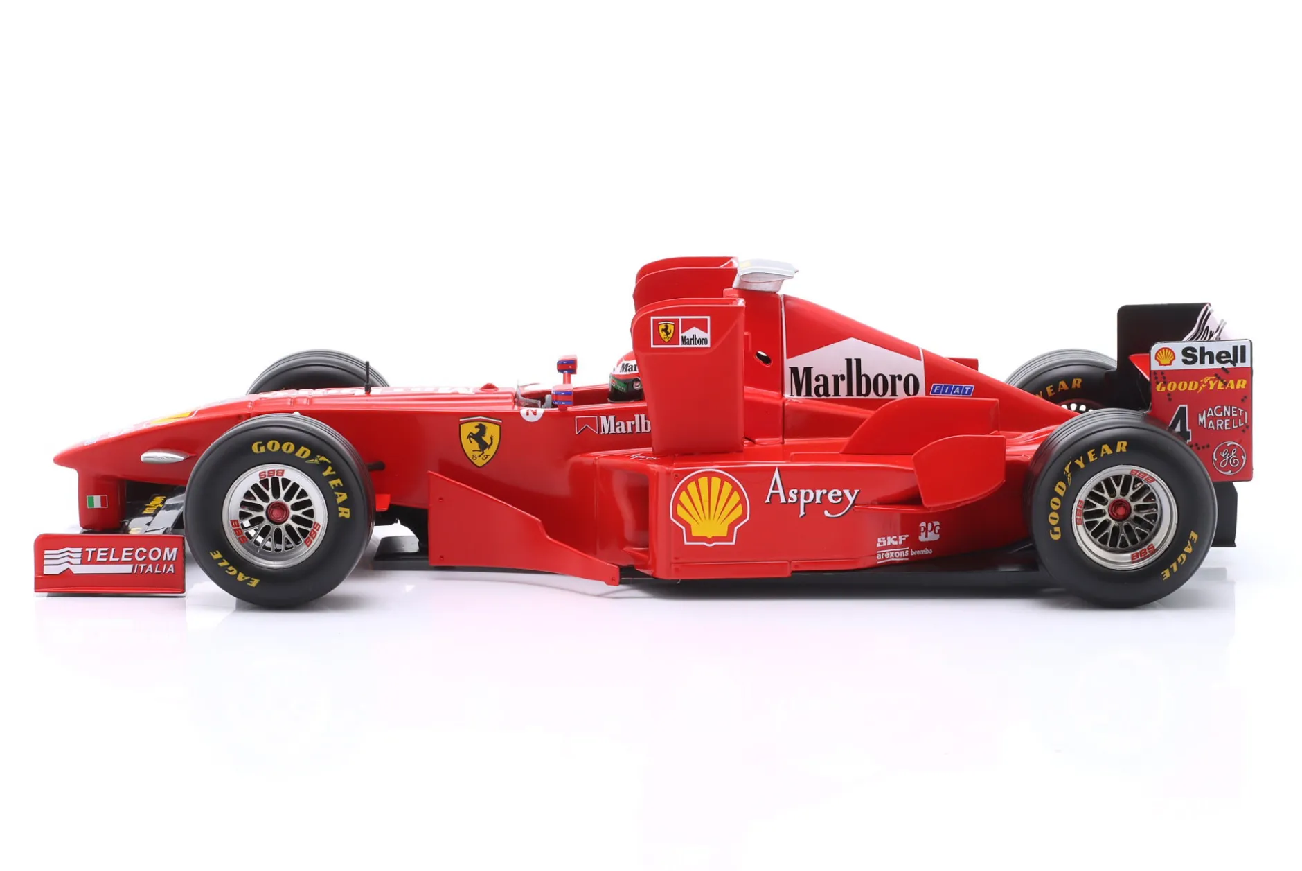 E. Irvine Ferrari F300 Tower Wings #4 3rd Imola GP Formel 1 1998 1:18 WERK83