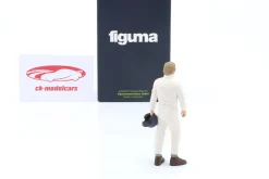 70er Jahre Rennfahrerfigur mit Helm in der Hand 1:18 FigurenManufaktur