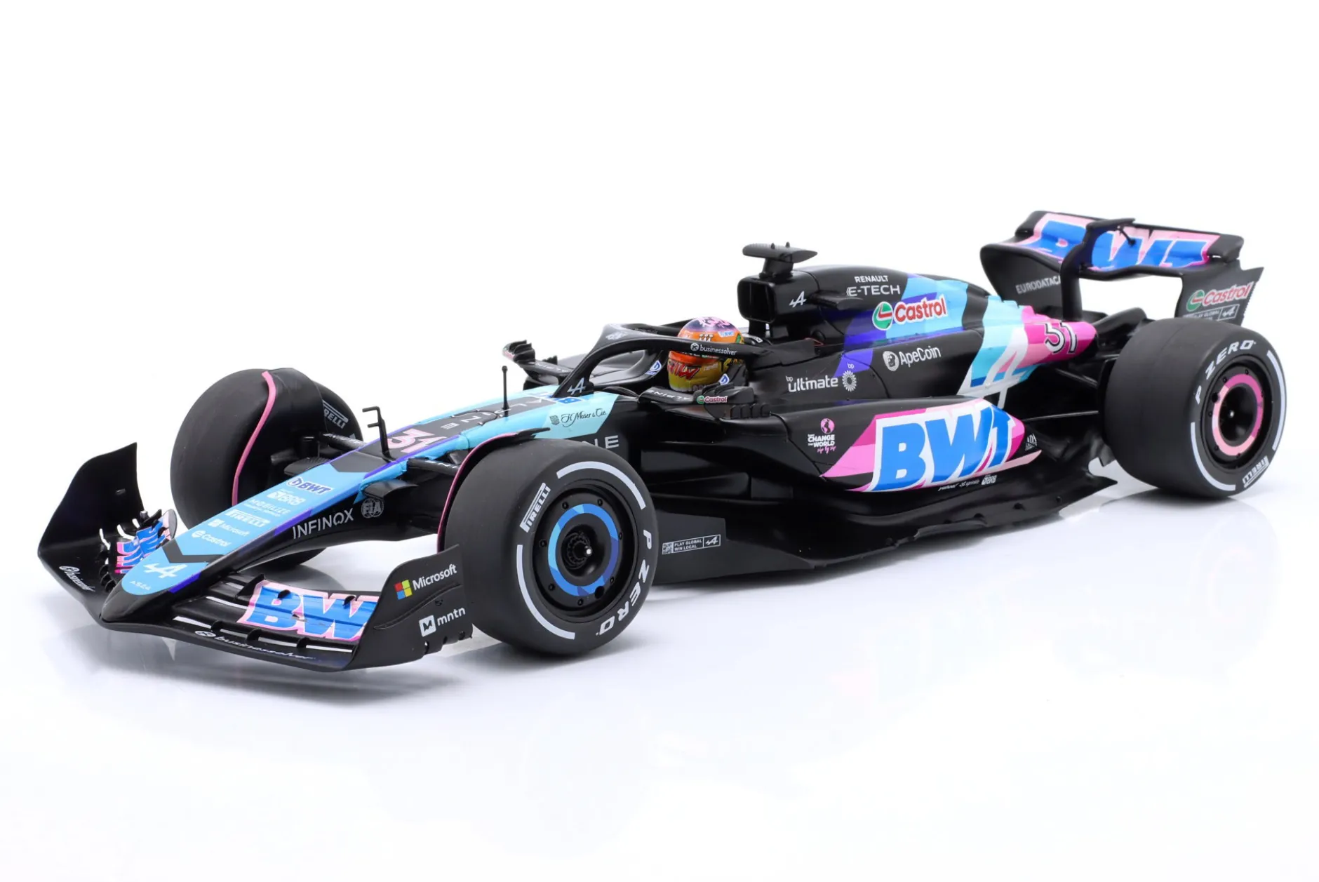 Esteban Ocon Alpine A524 #31 Miami GP Formel 1 2024 1:18 Solido