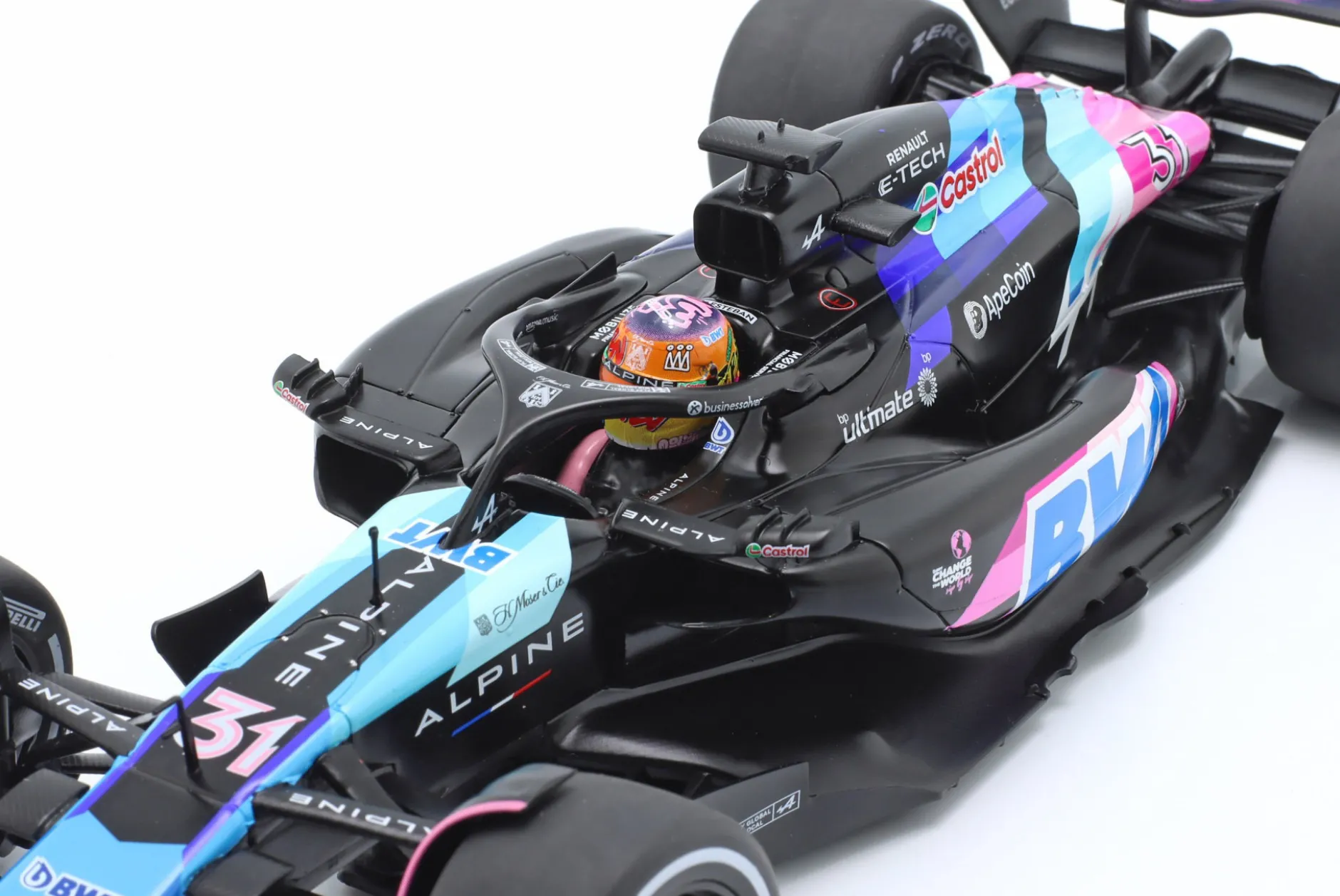 Esteban Ocon Alpine A524 #31 Miami GP Formel 1 2024 1:18 Solido