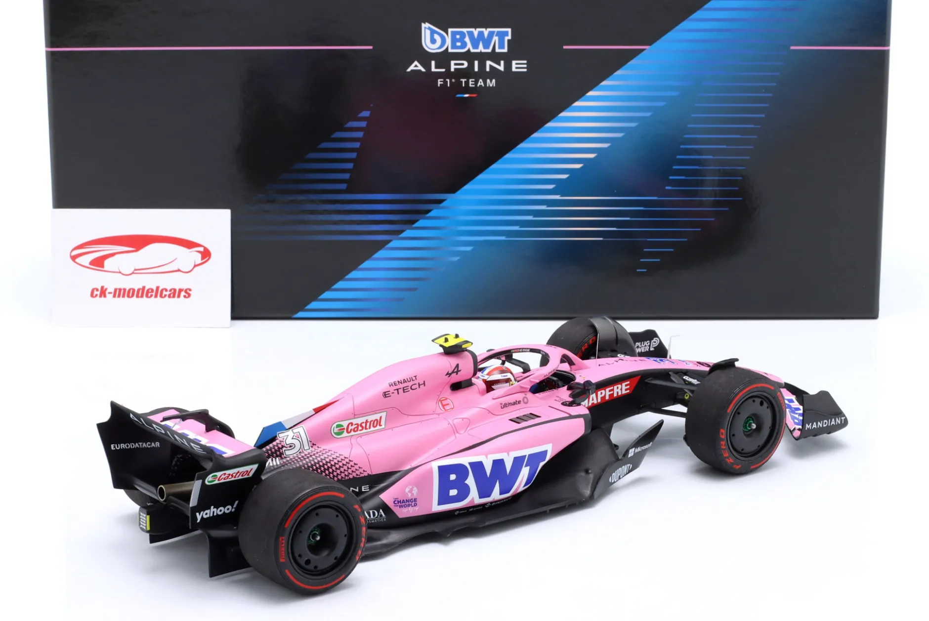 Esteban Ocon Alpine A522 #31 7th Bahrain GP Formel 1 2022 1:18 Minichamps