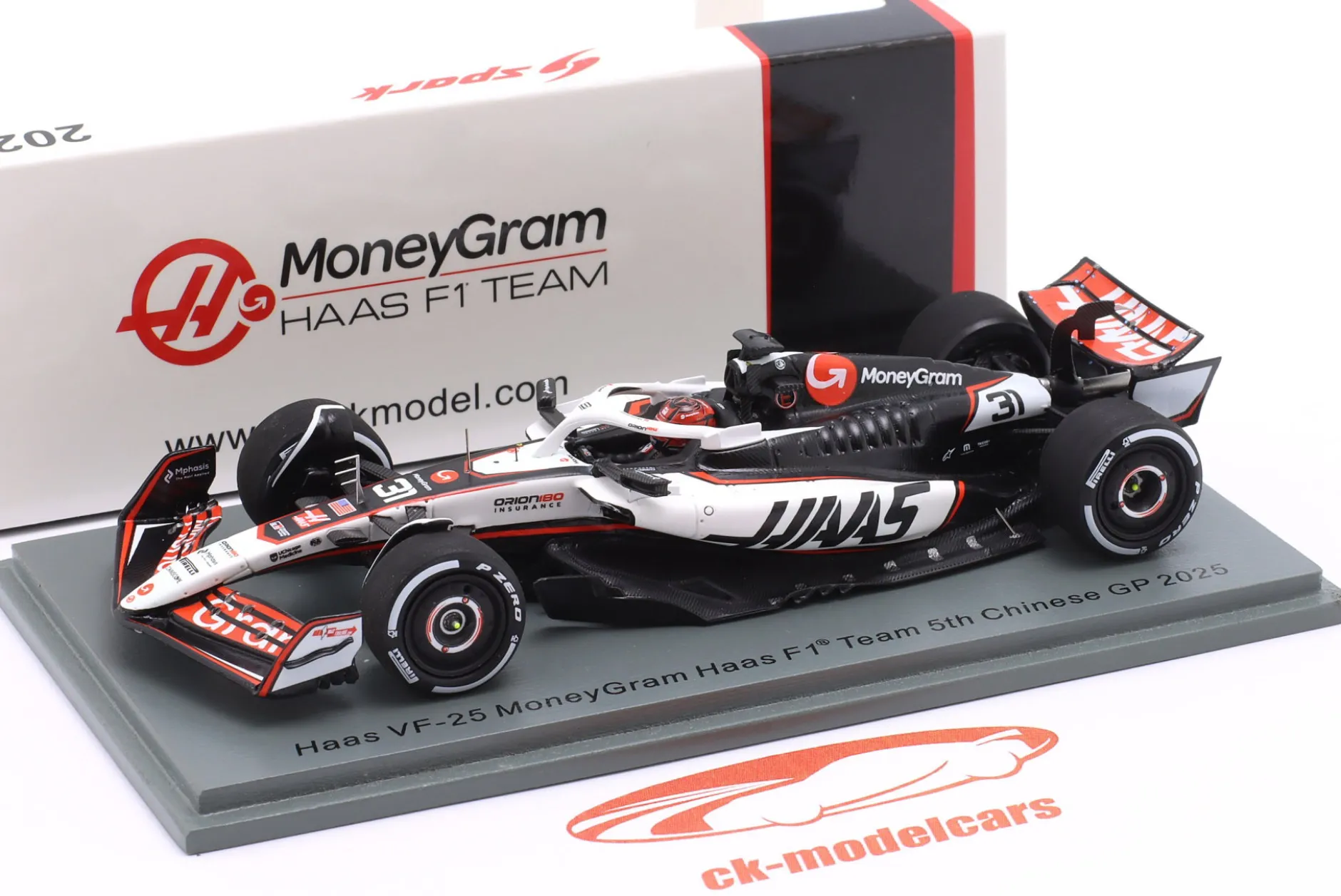 Esteban Ocon Haas VF-25 #31 5th China GP Formel 1 2025 1:43 Spark