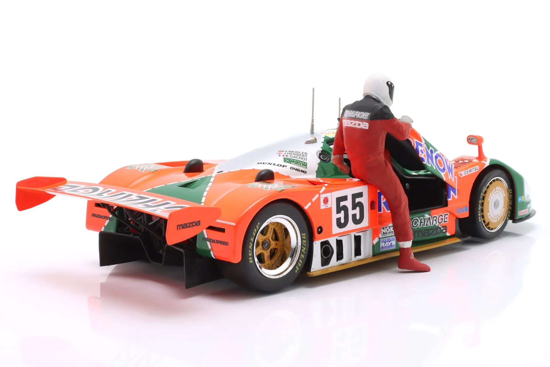 Fahrer-Figur Mazda 787 1:18 FigurenManufaktur