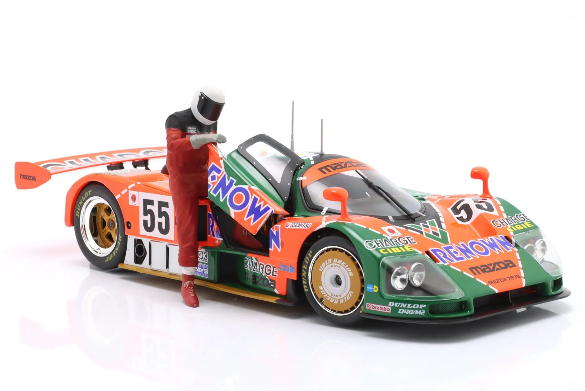 Fahrer-Figur Mazda 787 1:18 FigurenManufaktur