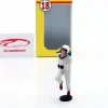 Fahrerfigur weißer Helm LeMans-Start 1960/1970er Jahre 1:18 LeMansMiniatures
