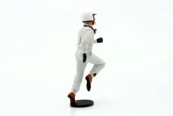 Fahrerfigur weißer Helm LeMans-Start 1960/1970er Jahre 1:18 LeMansMiniatures