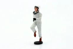 Fahrerfigur weißer Helm LeMans-Start 1960/1970er Jahre 1:18 LeMansMiniatures