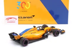 F. Alonso McLaren MCL33 #14 300th F1 GP Kanada Formel 1 2018 1:18 Minichamps