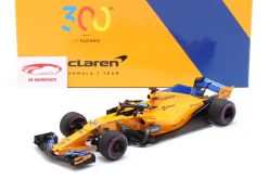 F. Alonso McLaren MCL33 #14 300th F1 GP Kanada Formel 1 2018 1:18 Minichamps