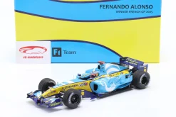 F. Alonso Renault R25 #5 Sieger Frankreich GP Formel 1 Weltmeister 2005 1:18 Minichamps