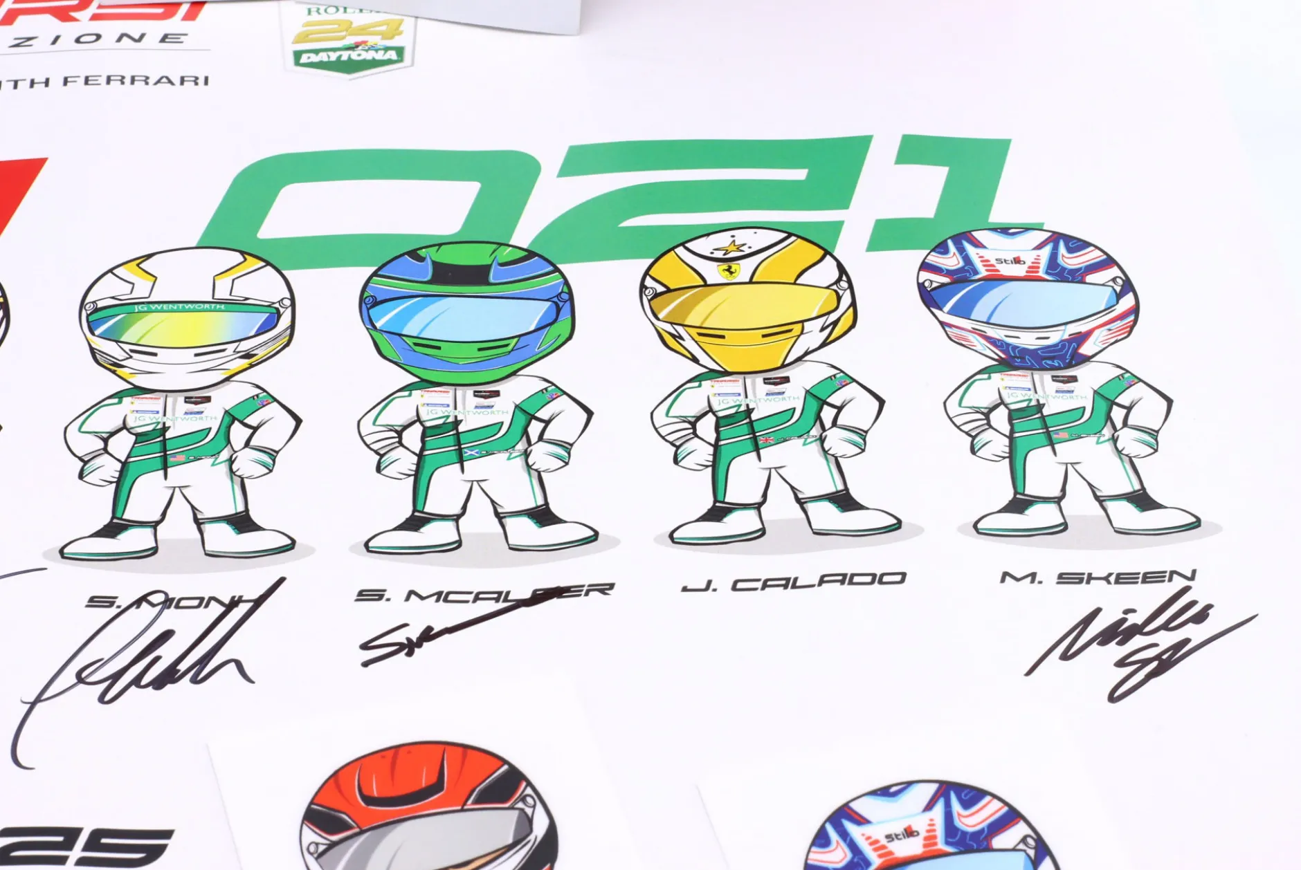 Fan-Set: Ferrari 296 GT3 24h Daytona 2025 Triarsi Competizione