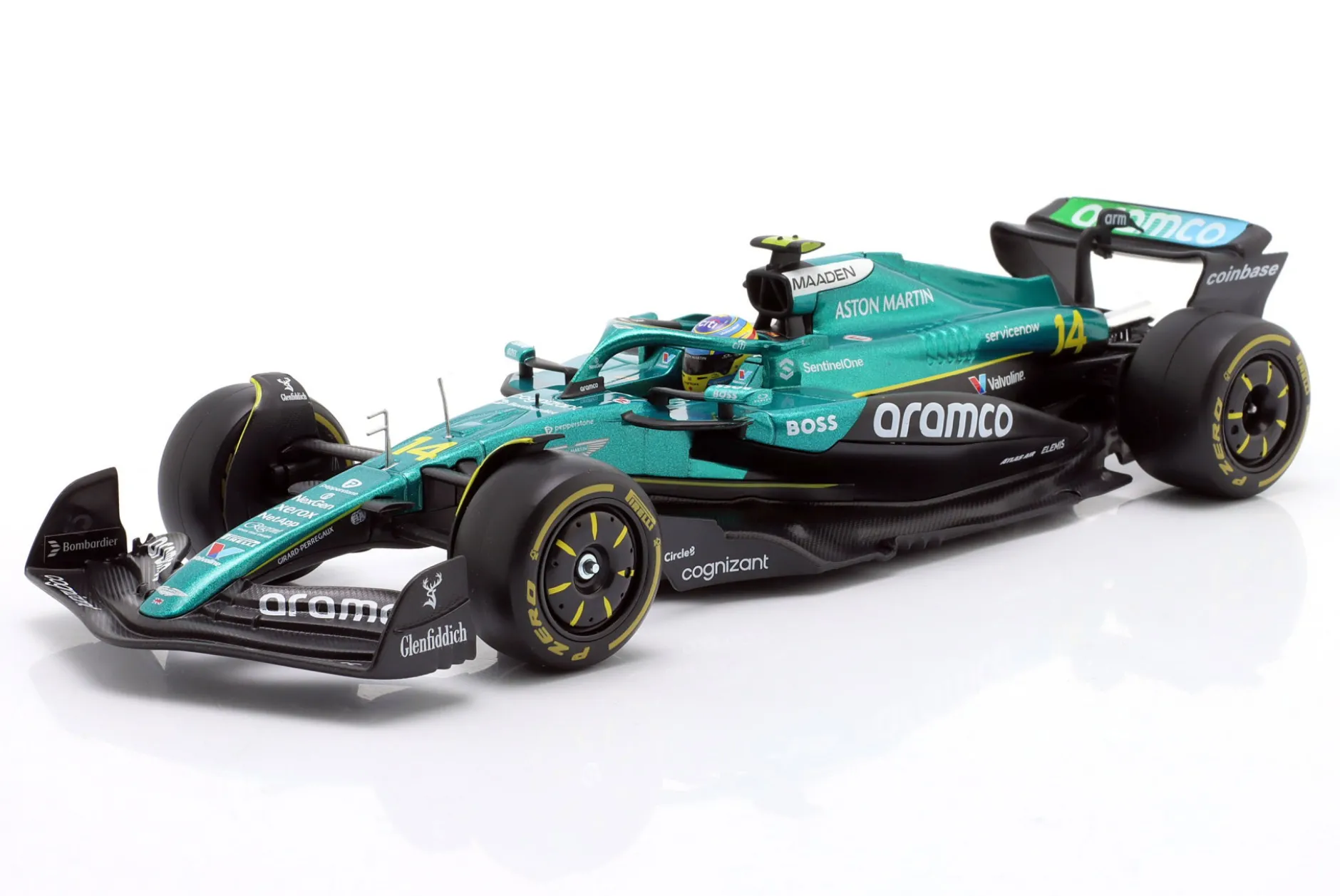 Fernando Alonso Aston Martin AMR25 #14 Formel 1 2025 1:24 Bburago