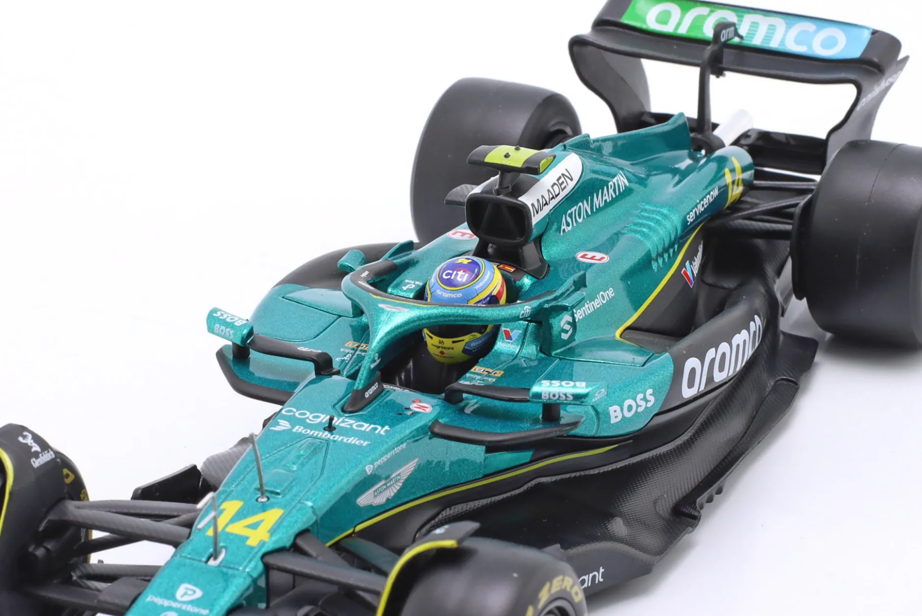 Fernando Alonso Aston Martin AMR25 #14 Formel 1 2025 1:24 Bburago