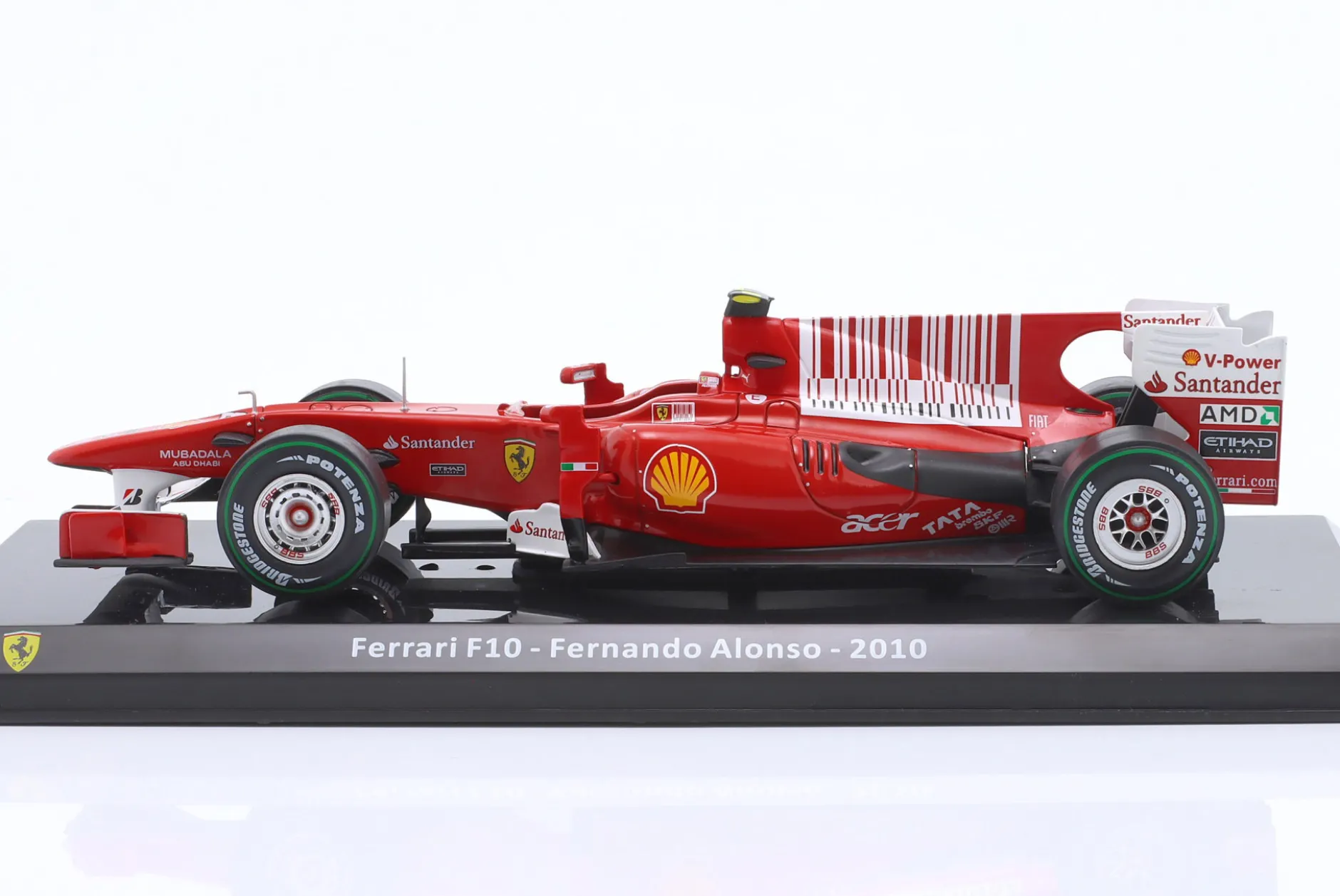 Fernando Alonso Ferrari F10 #8 Formel 1 2010 1:24 Premium Collectibles