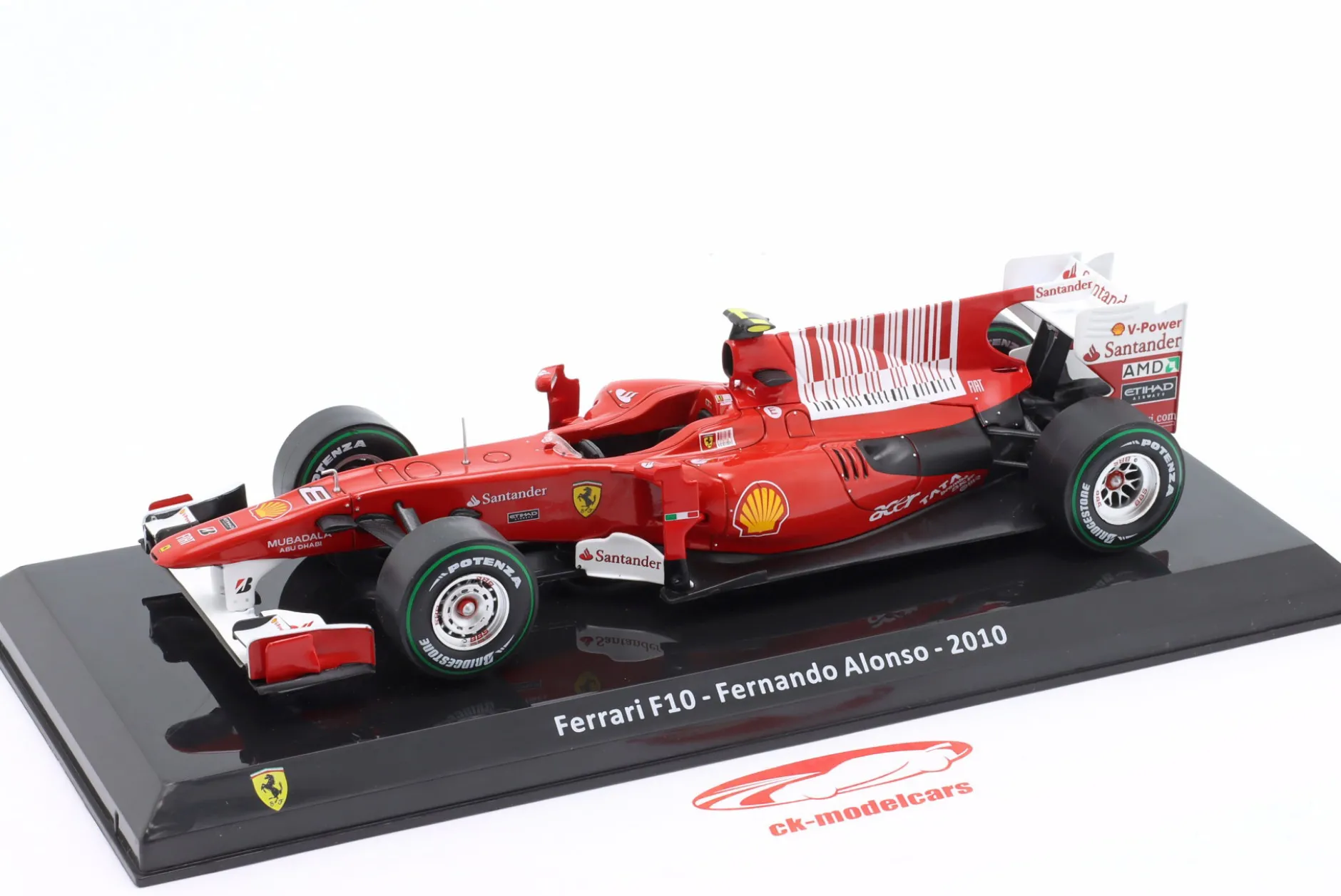 Fernando Alonso Ferrari F10 #8 Formel 1 2010 1:24 Premium Collectibles