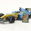 Fernando Alonso Formel 1 Weltmeister 2005 Boxentafel 1:18 Cartrix