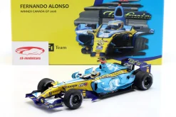 Fernando Alonso Renault R26 #1 Sieger Kanada GP Formel 1 Weltmeister 2006 1:18 Minichamps