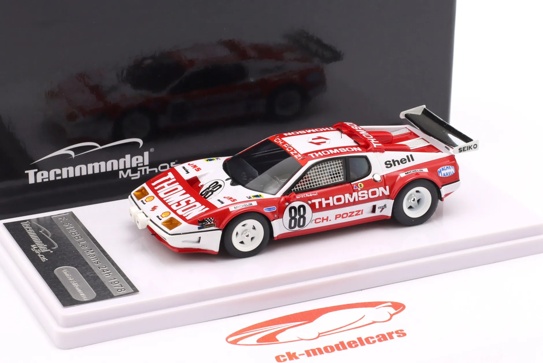 Ferrari 512 BB #88 24h LeMans 1978 Andruet, Dini 1:43 Tecnomodel